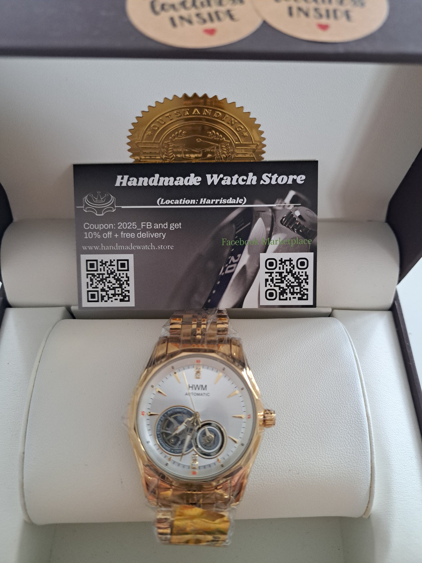 HWM Brand automatic watch model duo