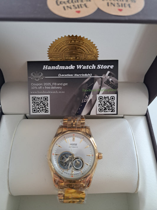 HWM Brand automatic watch model duo