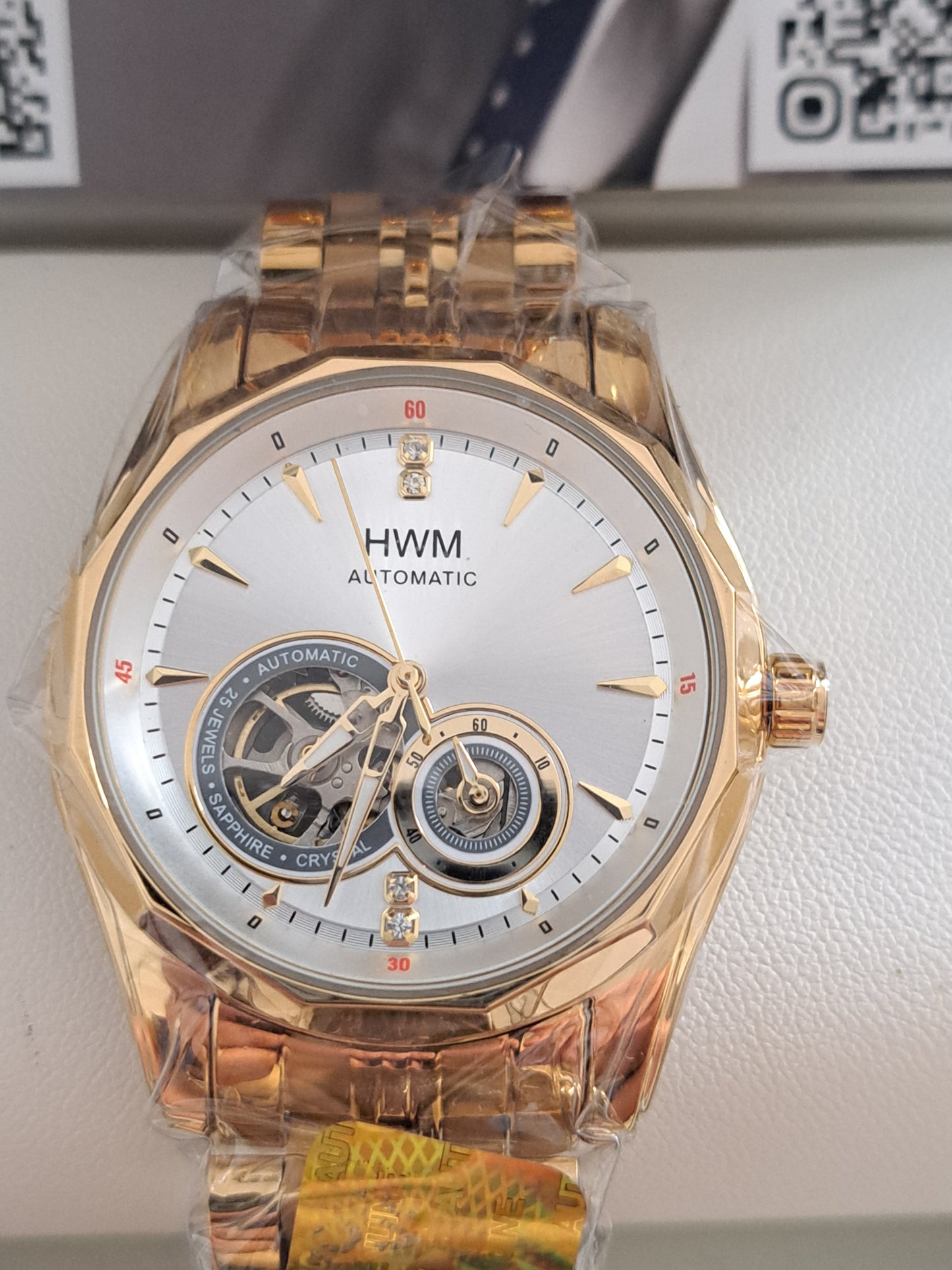 HWM Brand automatic watch model duo