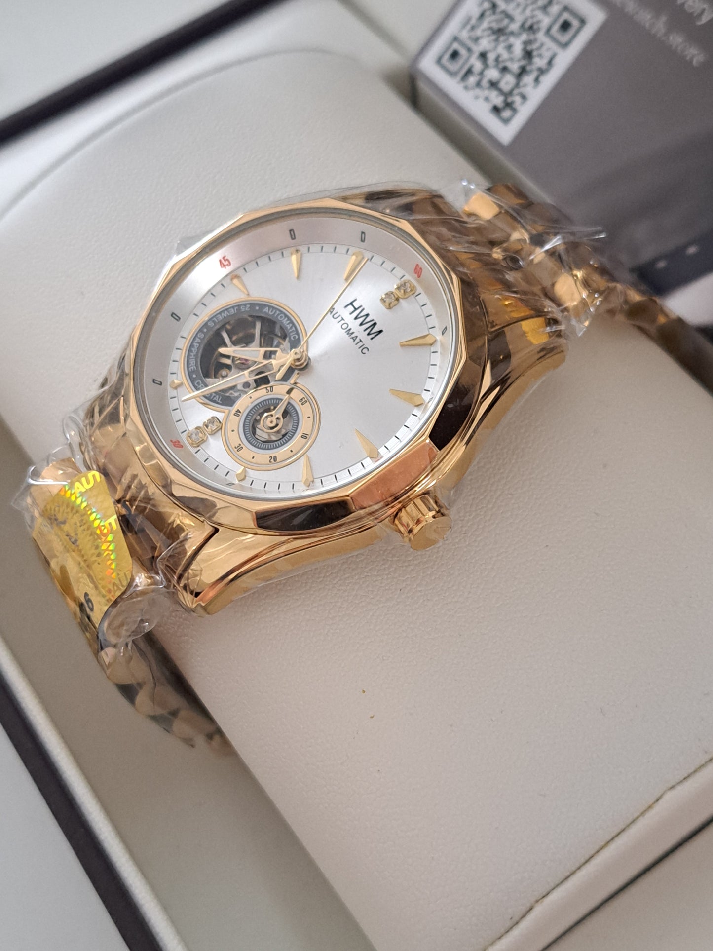 HWM Brand automatic watch model duo