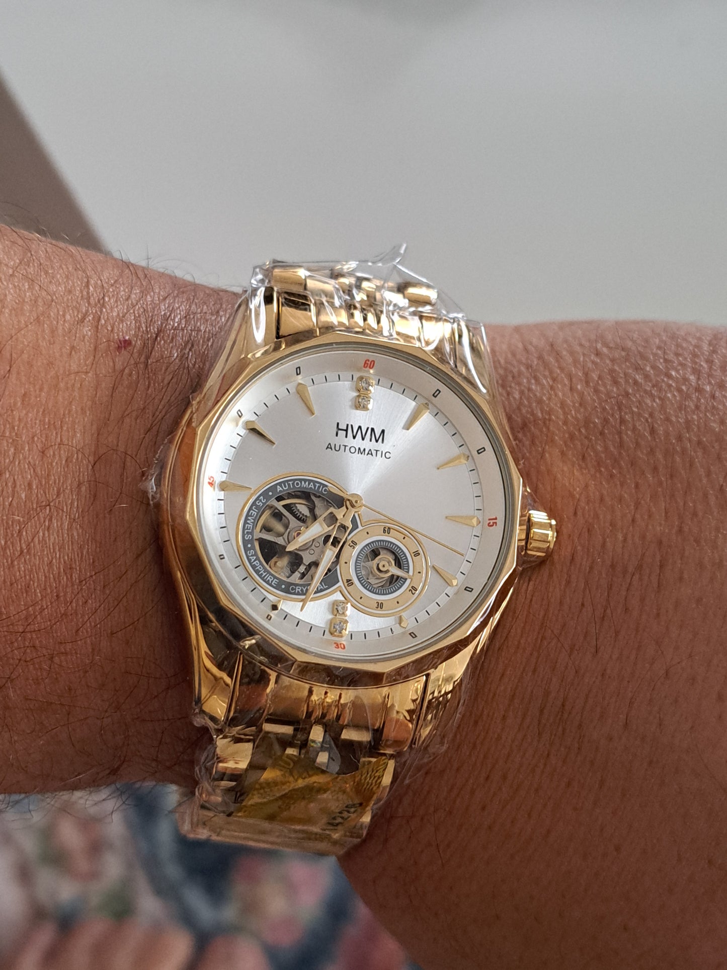 HWM Brand automatic watch model duo