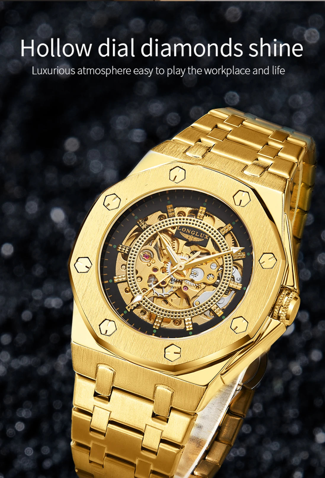 Watch luxury mechanical  Model Number: 8068GH