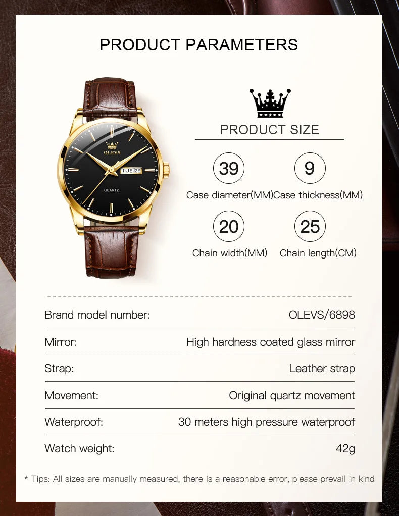 Classic Quartz Watch for Men MW005